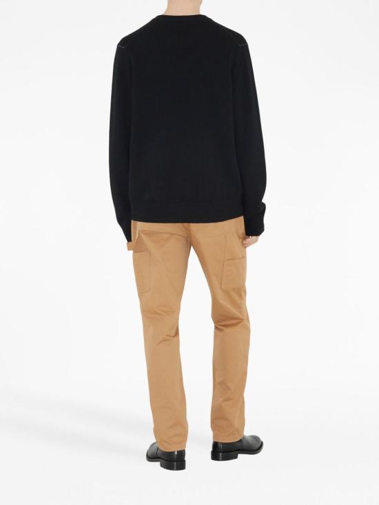  버버리 스트레이트 팬츠 8070609 Beige - BURBERRY