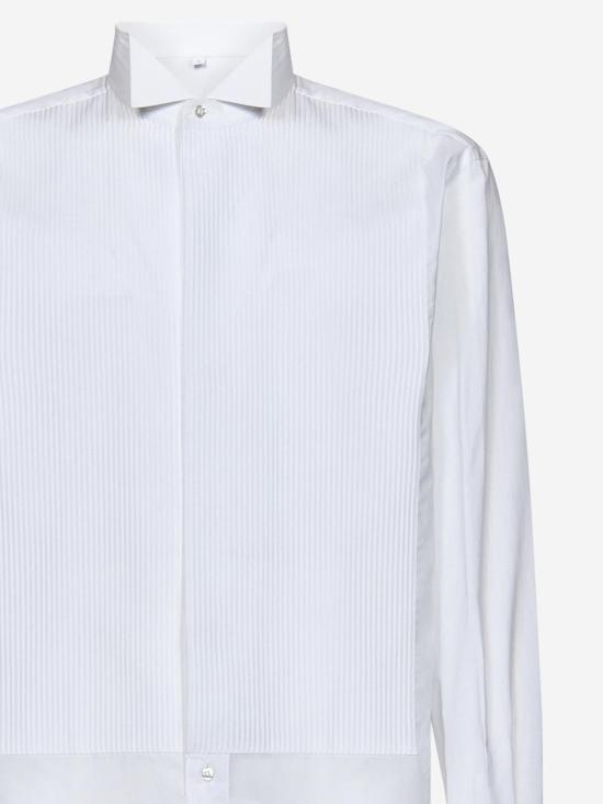  브리오니 긴팔 셔츠 RCX10MOZ0229000 White - BRIONI