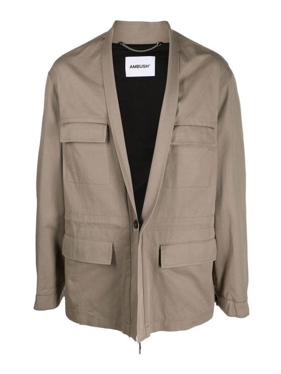  엠부시 자켓 BMEN034S23FAB0016300 Beige