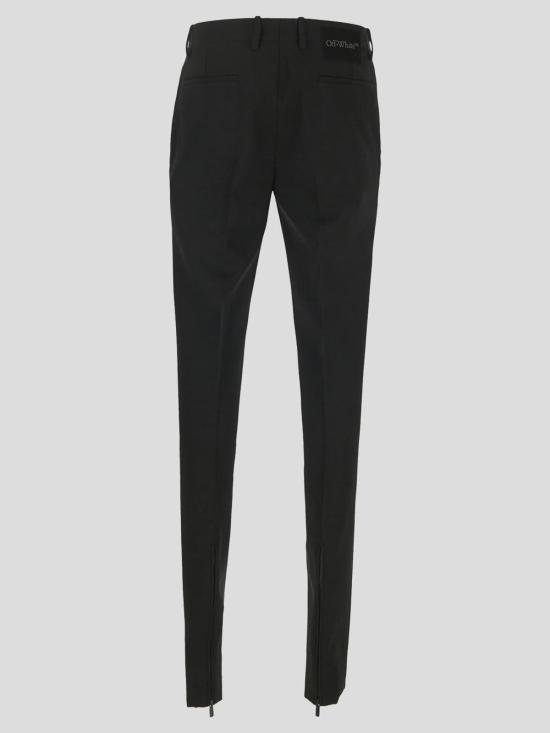  오프화이트 스트레이트 팬츠 OMCO005S23FAB0051000 Black - OFF WHITE