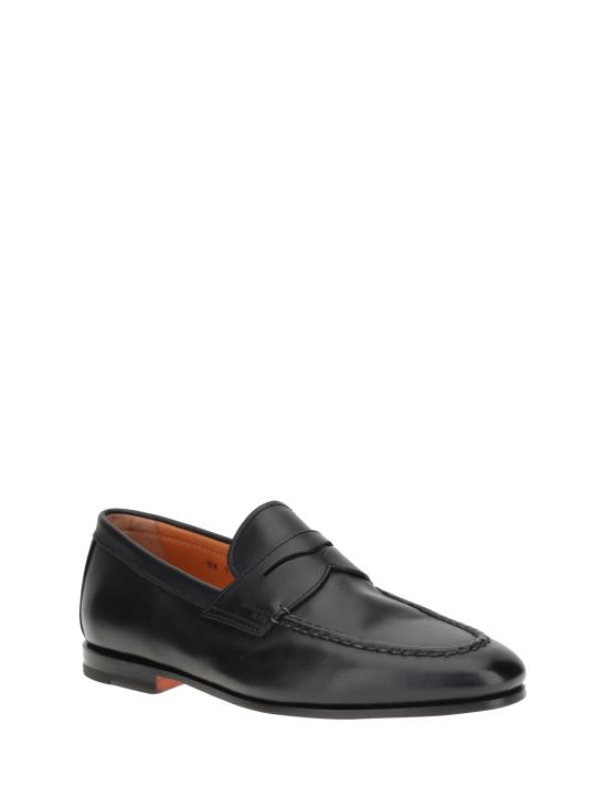25SS 산토니 로퍼 MCNC18007SA4BSLFN01 BLACK - SANTONI