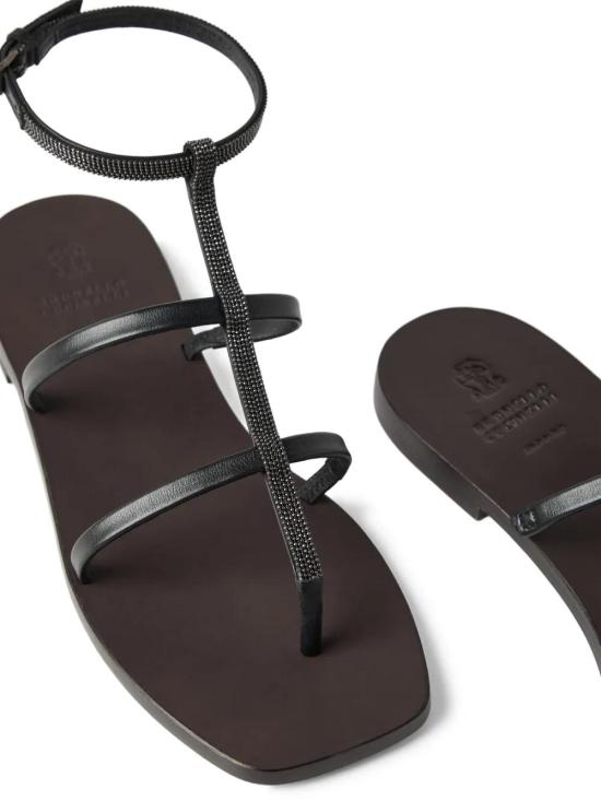 25SS 브루넬로 쿠치넬리 샌들 MZSKC2983 C101 NERO - BRUNELLO CUCINELLI