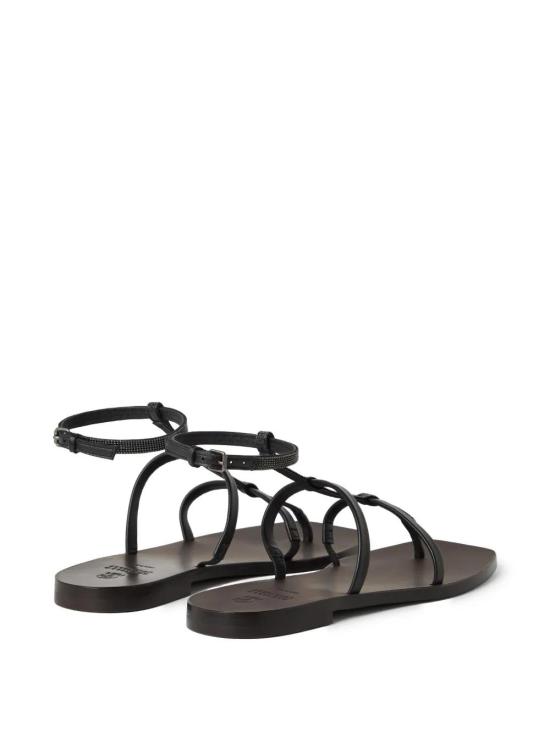 25SS 브루넬로 쿠치넬리 샌들 MZSKC2983 C101 NERO - BRUNELLO CUCINELLI