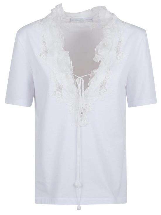 25SS 에르마노 설비노 반팔 티셔츠 D462L353 DUX White