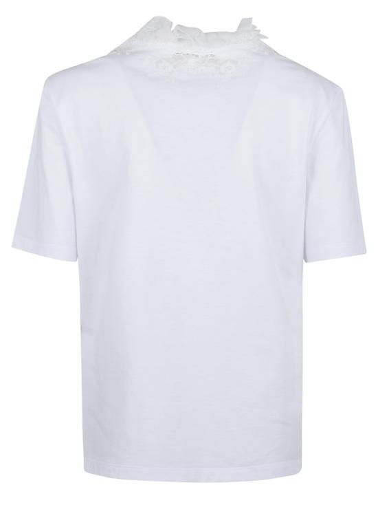 25SS 에르마노 설비노 반팔 티셔츠 D462L353 DUX White - ERMANNO SCERVINO