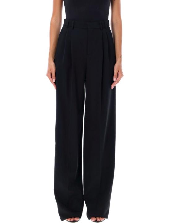 24FW 생로랑 팬츠 796875Y7E63 Black