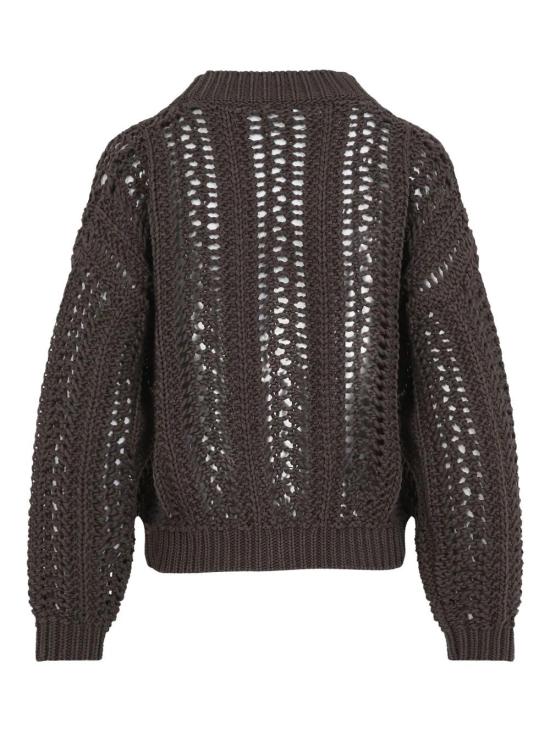 25SS 브루넬로 쿠치넬리 가디건 M8E389106 C8705 CHOCOLATE - BRUNELLO CUCINELLI