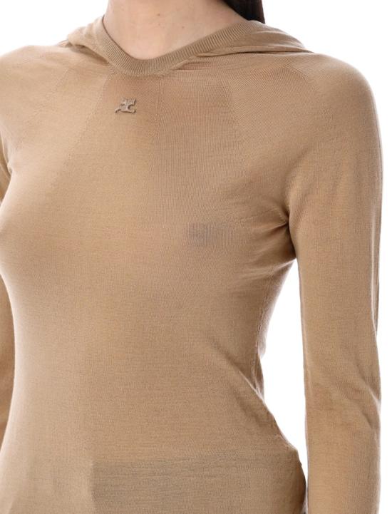 24FW 쿠레쥬 니트웨어 424MPU200FI0060 Neutrals - COURREGES