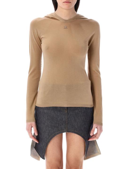 24FW 쿠레쥬 니트웨어 424MPU200FI0060 Neutrals