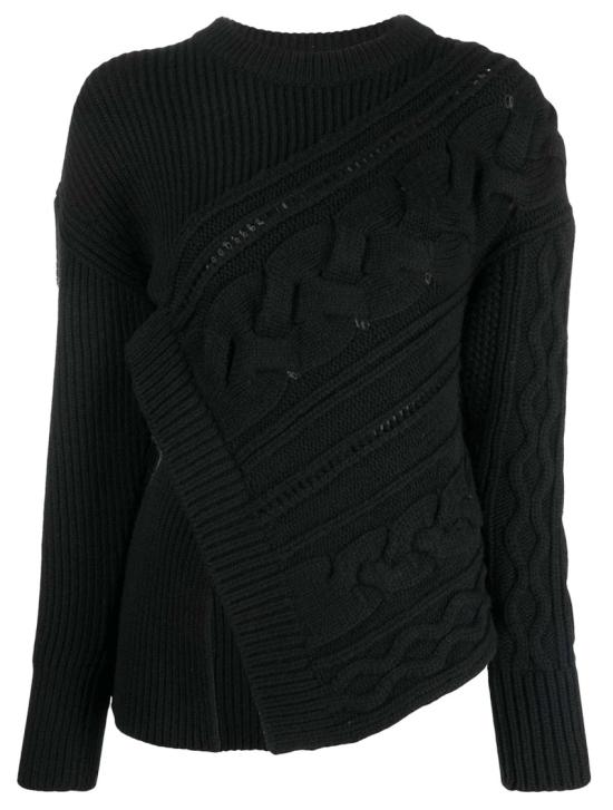 23SS 알렉산더 맥퀸 니트웨어 720639Q1A4P 1000 Black