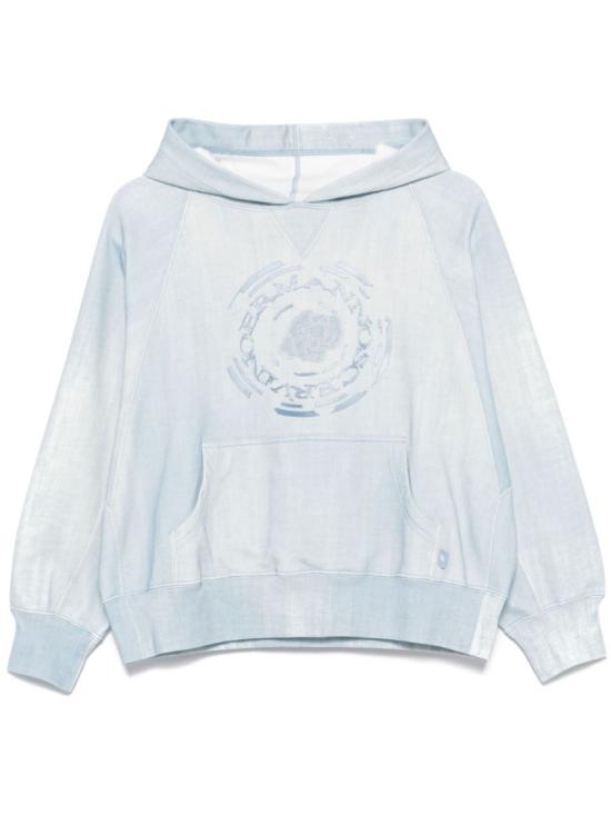 25SS 에르마노 설비노 후드 티셔츠 D461M302RSTEKY White