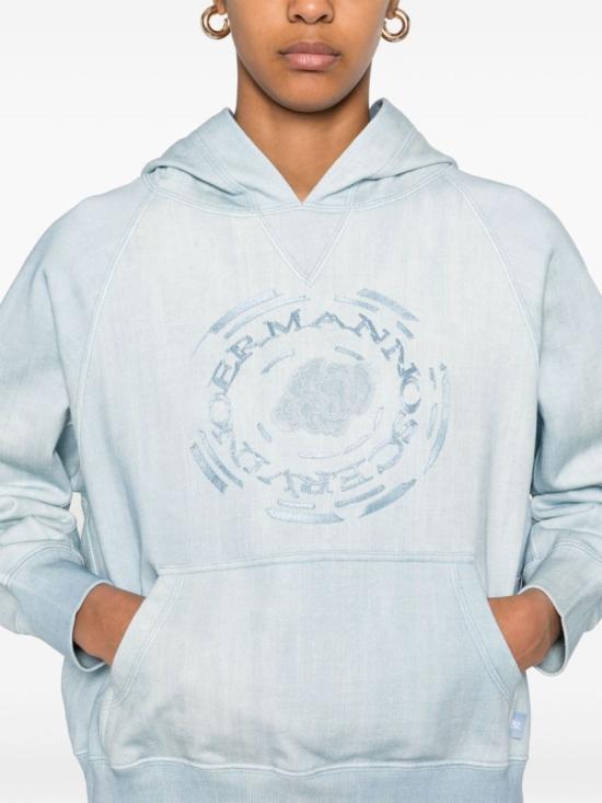 25SS 에르마노 설비노 후드 티셔츠 D461M302RSTEKY White - ERMANNO SCERVINO