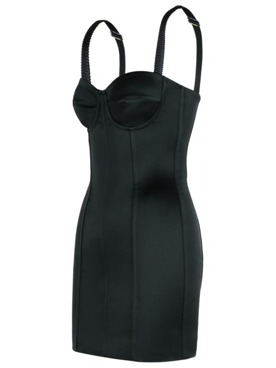 25SS 돌체앤가바나 숏 원피스 F6CLMT FURHM N0000 Black - DOLCE & GABBANA