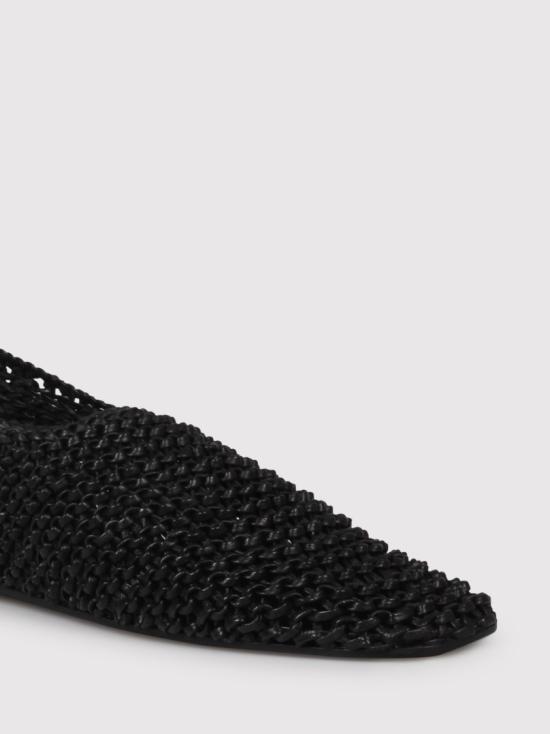 25SS 토템 플랫 슈즈 252 WAS2358 LE0134 Black - TOTEME