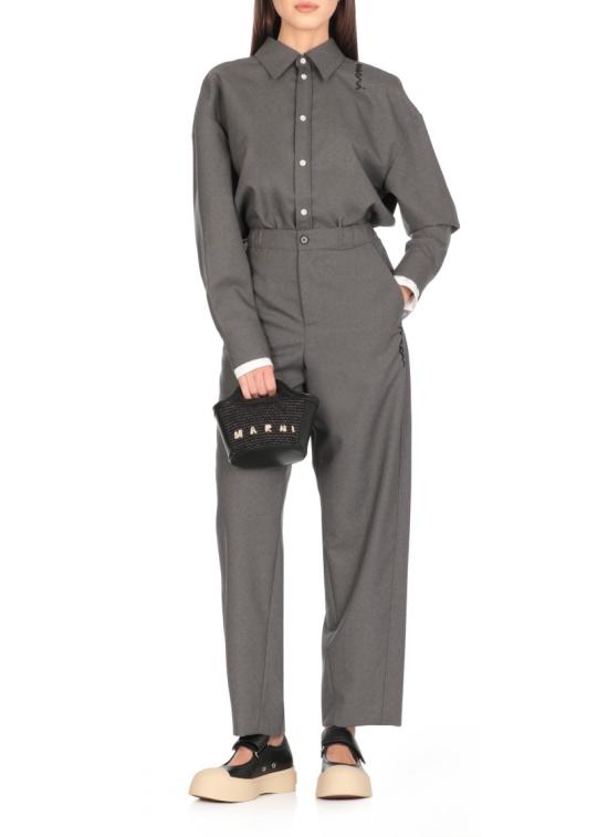 25SS 마르니 탑 CAMA0613QSTW83900N60 Grey - MARNI