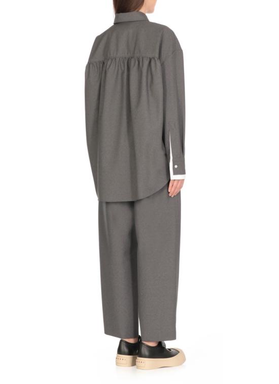 25SS 마르니 탑 CAMA0613QSTW83900N60 Grey - MARNI