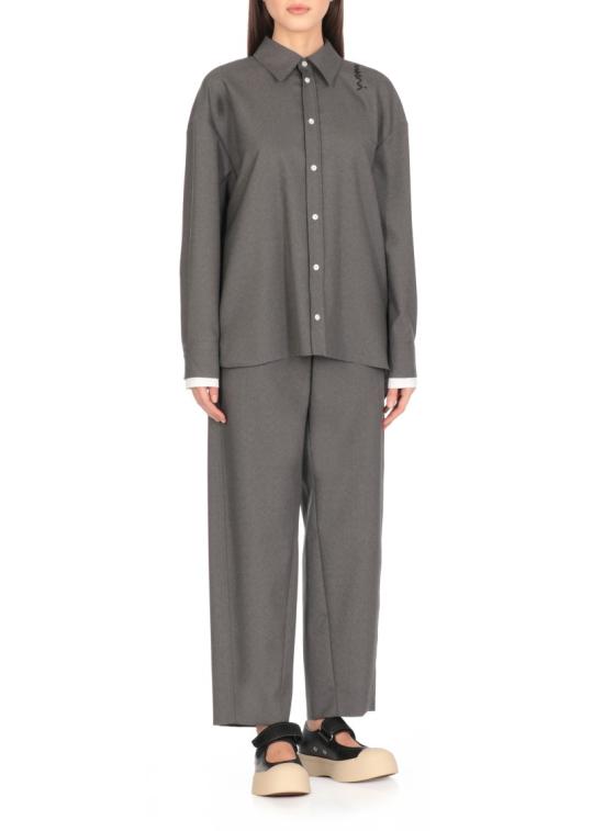 25SS 마르니 탑 CAMA0613QSTW83900N60 Grey - MARNI