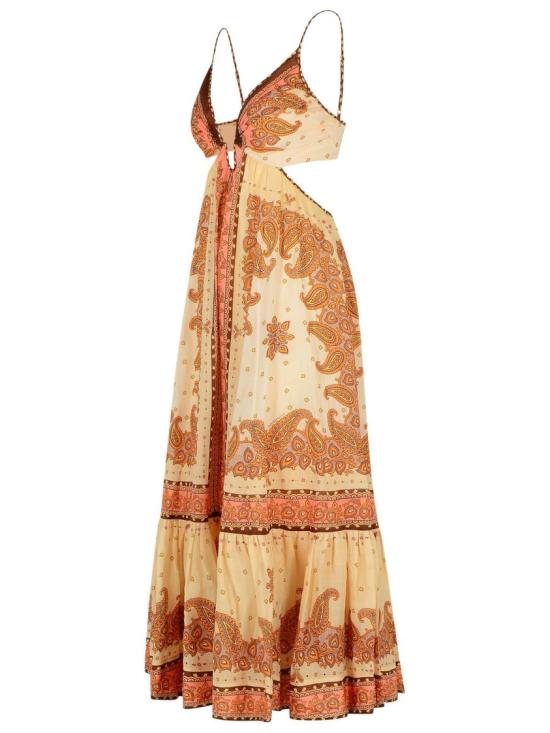 25SS 짐머만 원피스 1746DRS254 ORP Orange - ZIMMERMANN