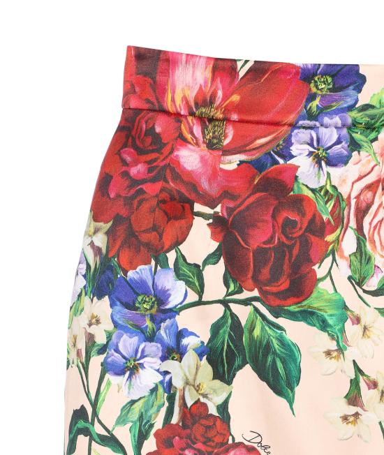 25SS 돌체앤가바나 미디 스커트 F4BCAT FSIB5H25PR White - DOLCE & GABBANA