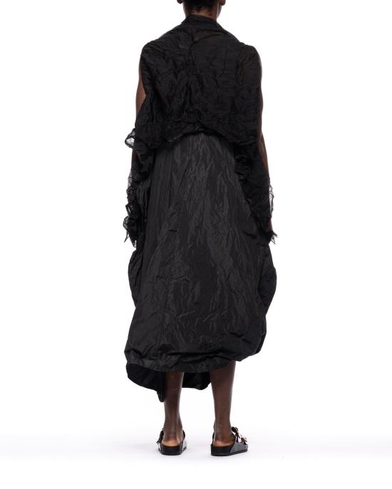 25SS 마리아 칼데라라 케이프 여성 조끼 T112 9 블랙 - MARIA CALDERARA