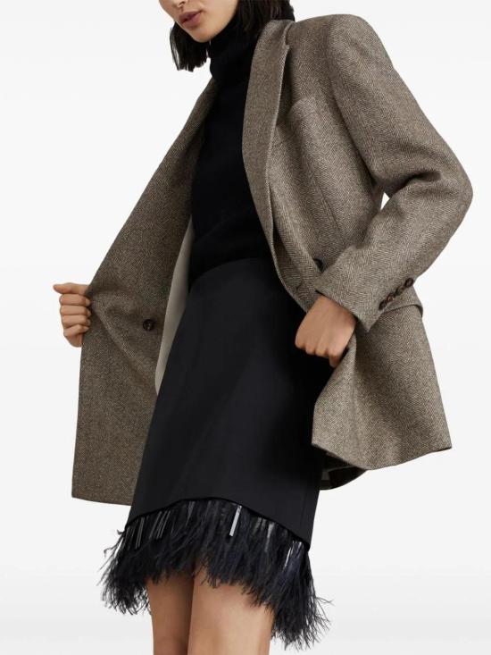 24FW 브루넬로 쿠치넬리 코트 MB1317163C001 C001 BROWN PANAMA - BRUNELLO CUCINELLI