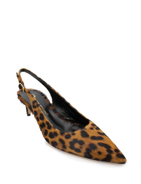 25SS AGOSTINI SHOES SRL 힐/펌프스 1633 LEOPARDATO MARRONE NERO - OTHER BRANDS