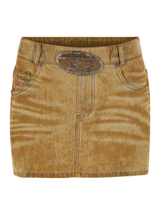 24FW 디젤 숏 스커트 A16683 0AJET 01 VINTAGE BROWN