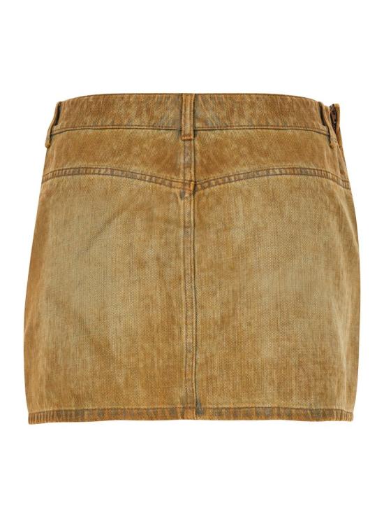 24FW 디젤 숏 스커트 A16683 0AJET 01 VINTAGE BROWN - DIESEL