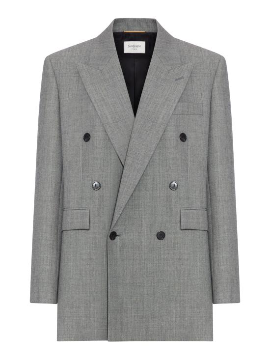 25SS 생로랑 자켓 823616Y7K179787 NATUREL NOIR Nude Neutrals