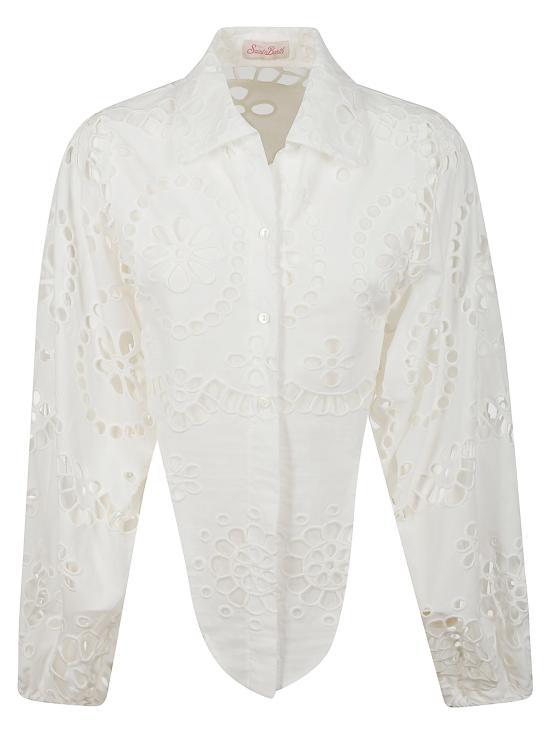 25SS 세인트바쓰 블라우스/셔츠 FEB0001 05727H COTTON SANGALLO EMBRY 01