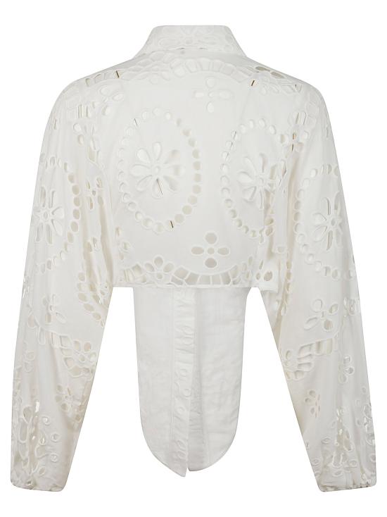 25SS 세인트바쓰 블라우스/셔츠 FEB0001 05727H COTTON SANGALLO EMBRY 01 - MC2 SAINT BARTH