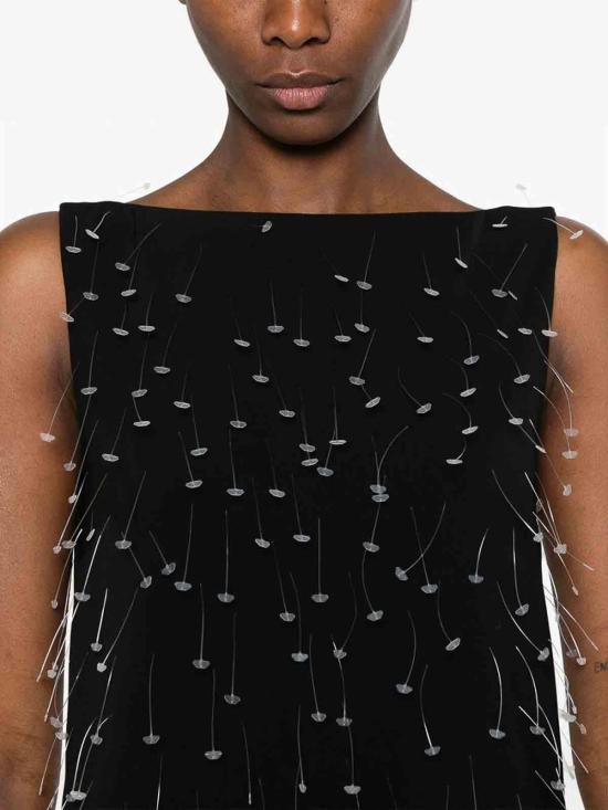  모스키노 미디 스커트 0425J04111555 Black - MOSCHINO