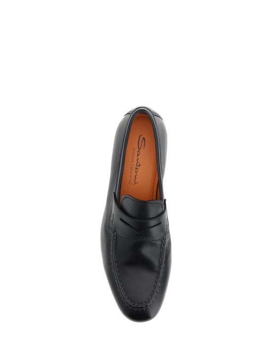 25SS 산토니 로퍼 MCNC18007SA4BSLFN01 BLACK Black - SANTONI