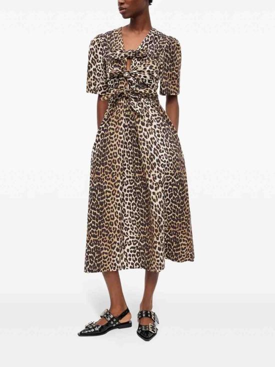  가니 스커트 W0373943 Animal Print - GANNI