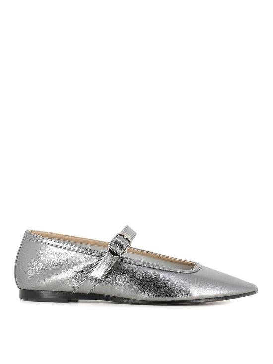  르 몽드 베릴 플랫 슈즈 BMJLEACSILMARYJANESILVE Silver