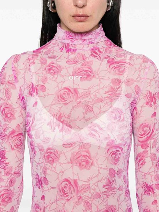  오프화이트 스커트 OWDB540S25JER0013C01 Nude Neutrals - OFF WHITE