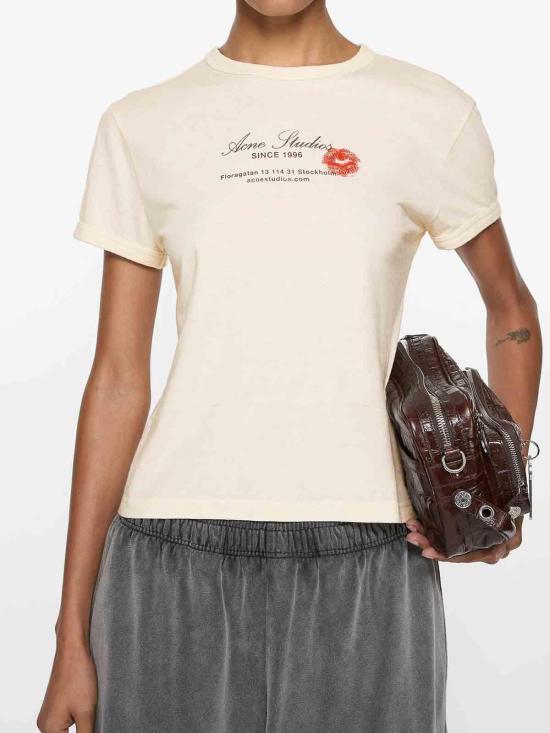  아크네 스튜디오 반팔 티셔츠 AL0460GREY Grey - ACNE STUDIOS