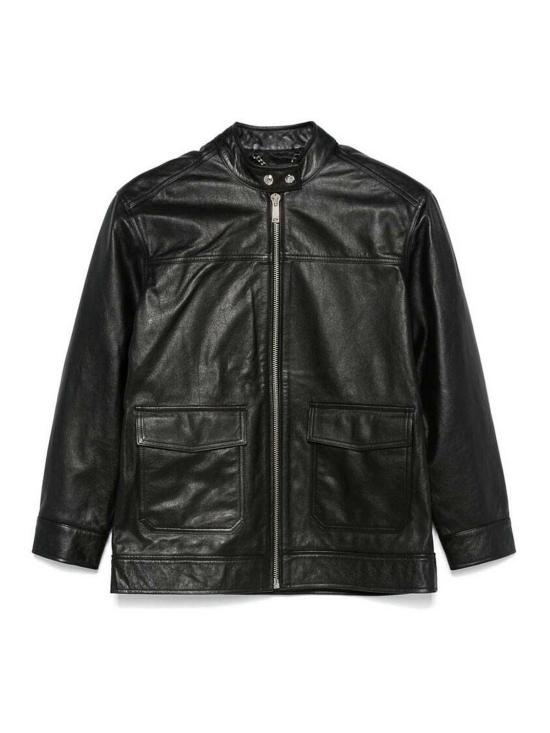  애니빙 가죽 자켓 A0110189000 Black