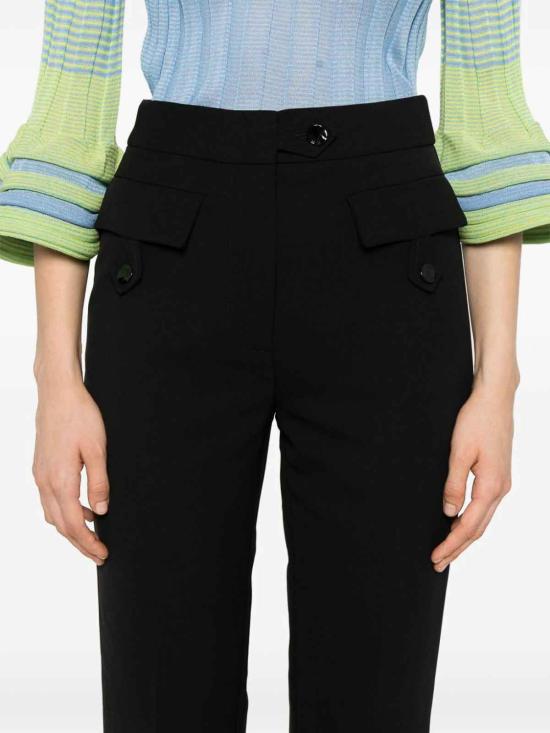 24FW 가니 팬츠 F9602099 Black - GANNI