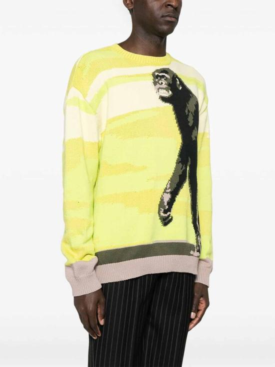  모스키노 스웨터 0207A09262409 Green - MOSCHINO