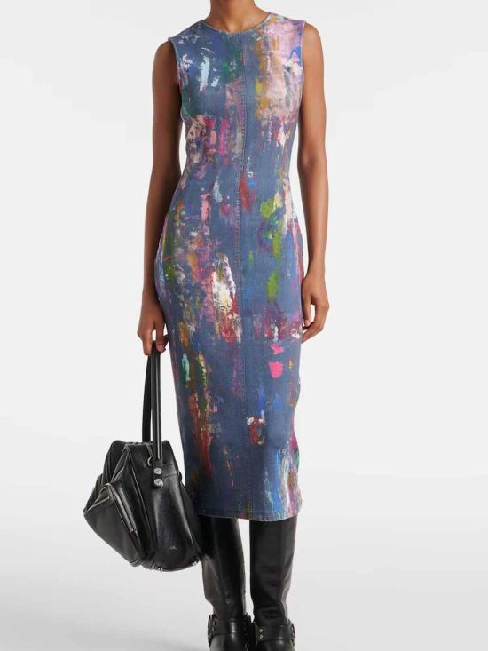  아크네 스튜디오 스커트 A20788BLUEMULTI Multicolour - ACNE STUDIOS