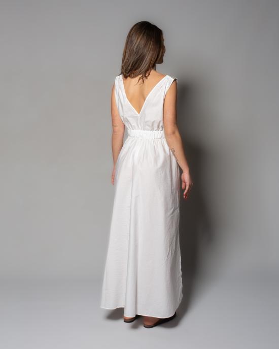 25SS 브루넬로 쿠치넬리 롱 원피스 M0F79A5092 C600 Bianco - BRUNELLO CUCINELLI