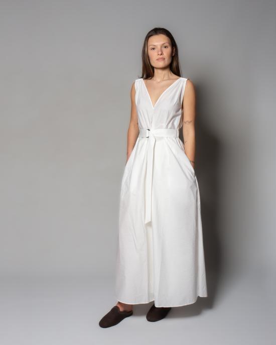 25SS 브루넬로 쿠치넬리 롱 원피스 M0F79A5092 C600 Bianco - BRUNELLO CUCINELLI