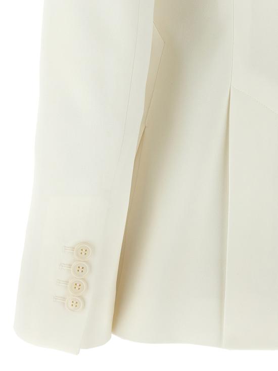 25FW 알렉산더 맥퀸 수트 자켓 585442QEAAA9007 White - ALEXANDER MCQUEEN