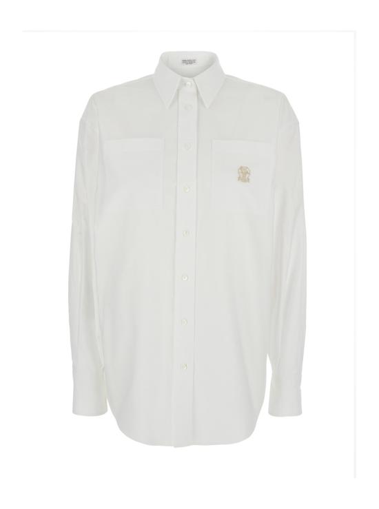 25SS 브루넬로 쿠치넬리 블라우스/셔츠 MA600RF226C159 White