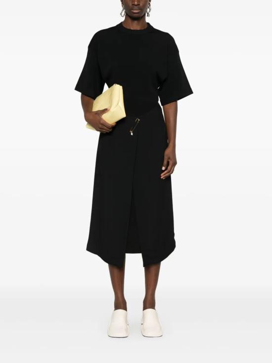 25SS 까르벵 미디 스커트 6251K2124201 BLACK - CARVEN