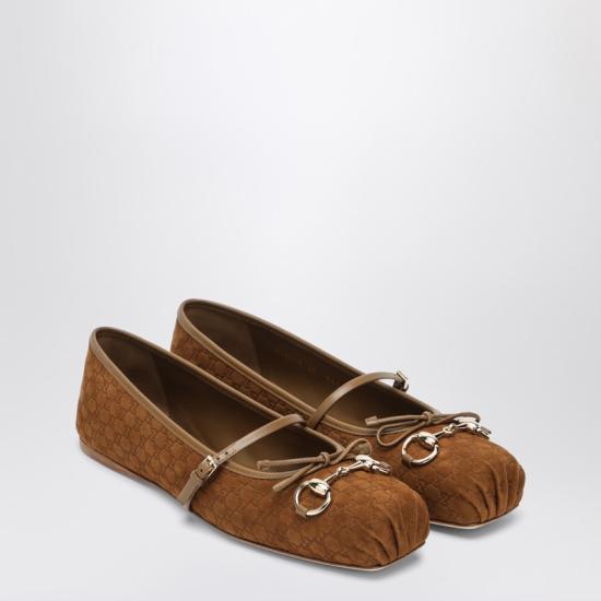 25SS 구찌 플랫 슈즈 814413AAEEN Brown