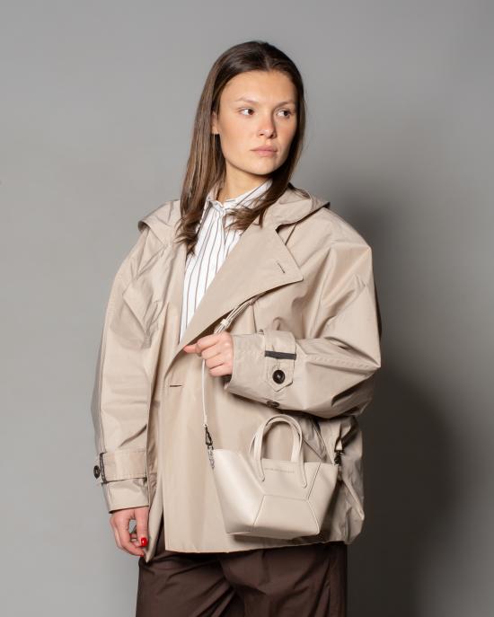 25SS 브루넬로 쿠치넬리 셔츠 MA783RD606 C015 BIANCO MARRONE - BRUNELLO CUCINELLI