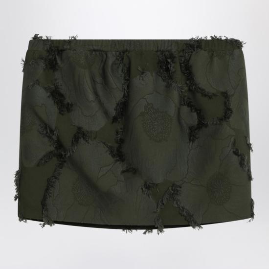 25SS 구찌 숏 스커트 832799ZASX5 Green