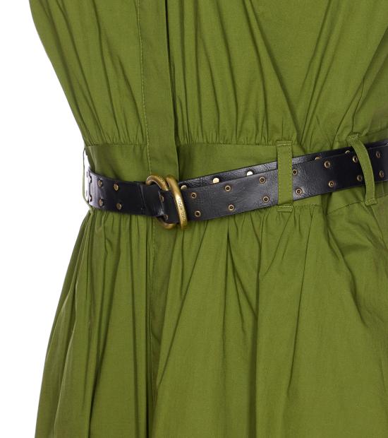 25SS 마이클 코어스 미디 원피스 MS5830KF4C 340 Green - MICHAEL KORS